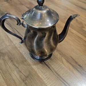 Elegant Silver Coffee Pot